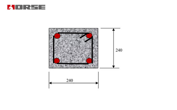 Reinforcement of column concrete