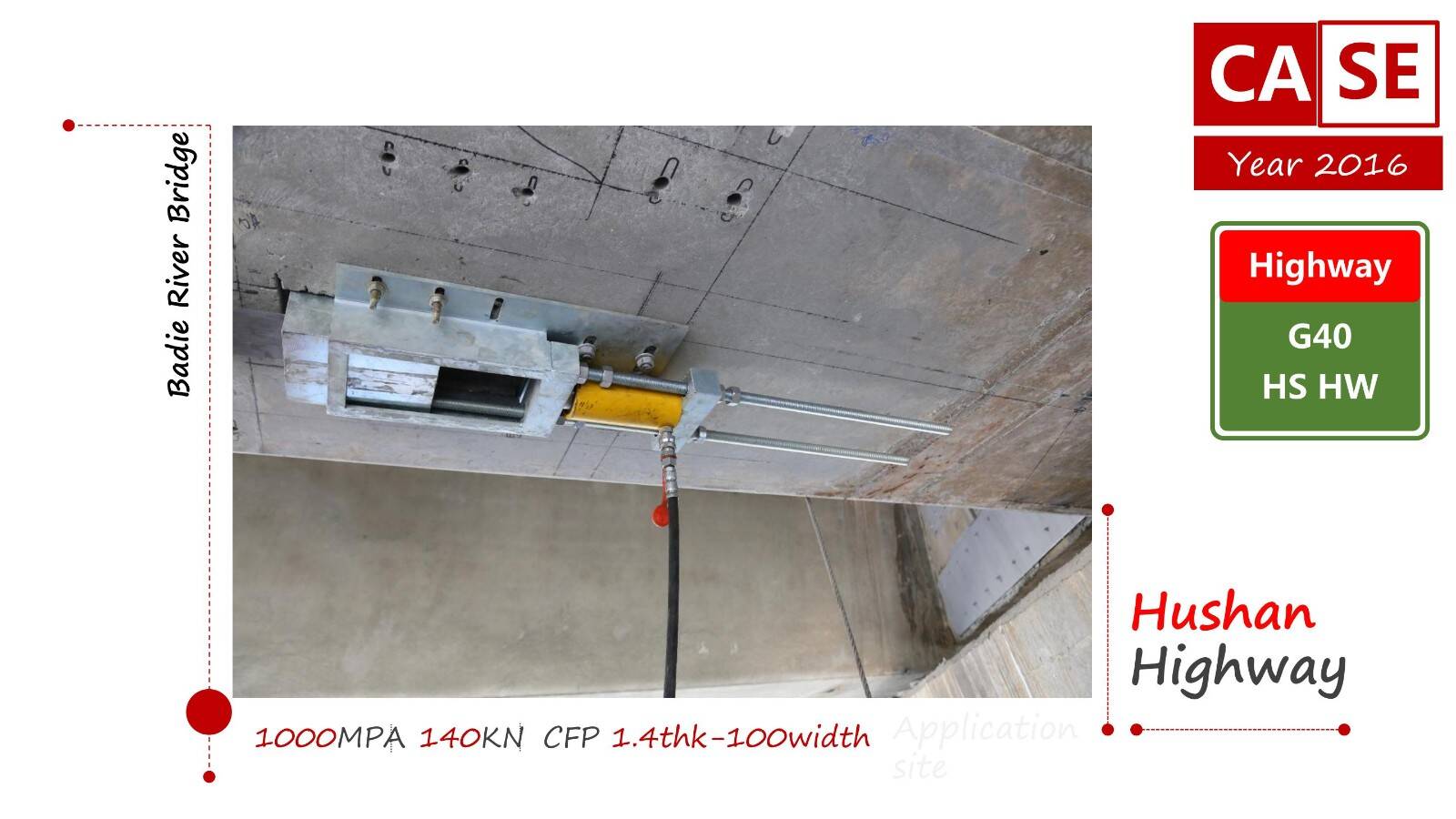 prestressed CFRP laminate