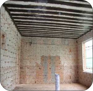  slab is pasted with carbon fiber reinforced polymer