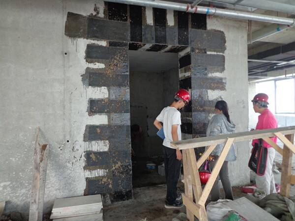 Opening Strengthening with HM-30 Carbon Fiber Fabric 