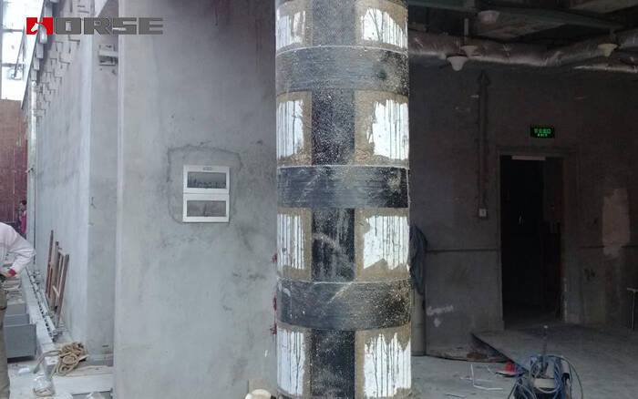 CFRP carbon fiber reinforced concrete columns