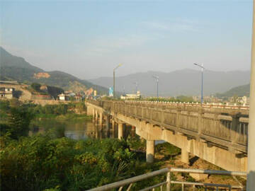 Steel plate reinforced bridge