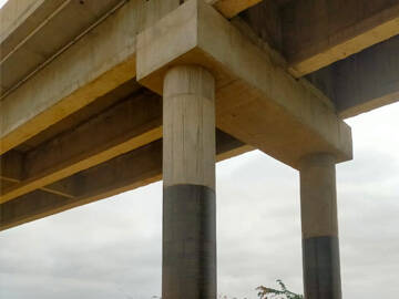 Carbon Fiber CFRP Strengthening The Pier Of Bridge in Pakistan